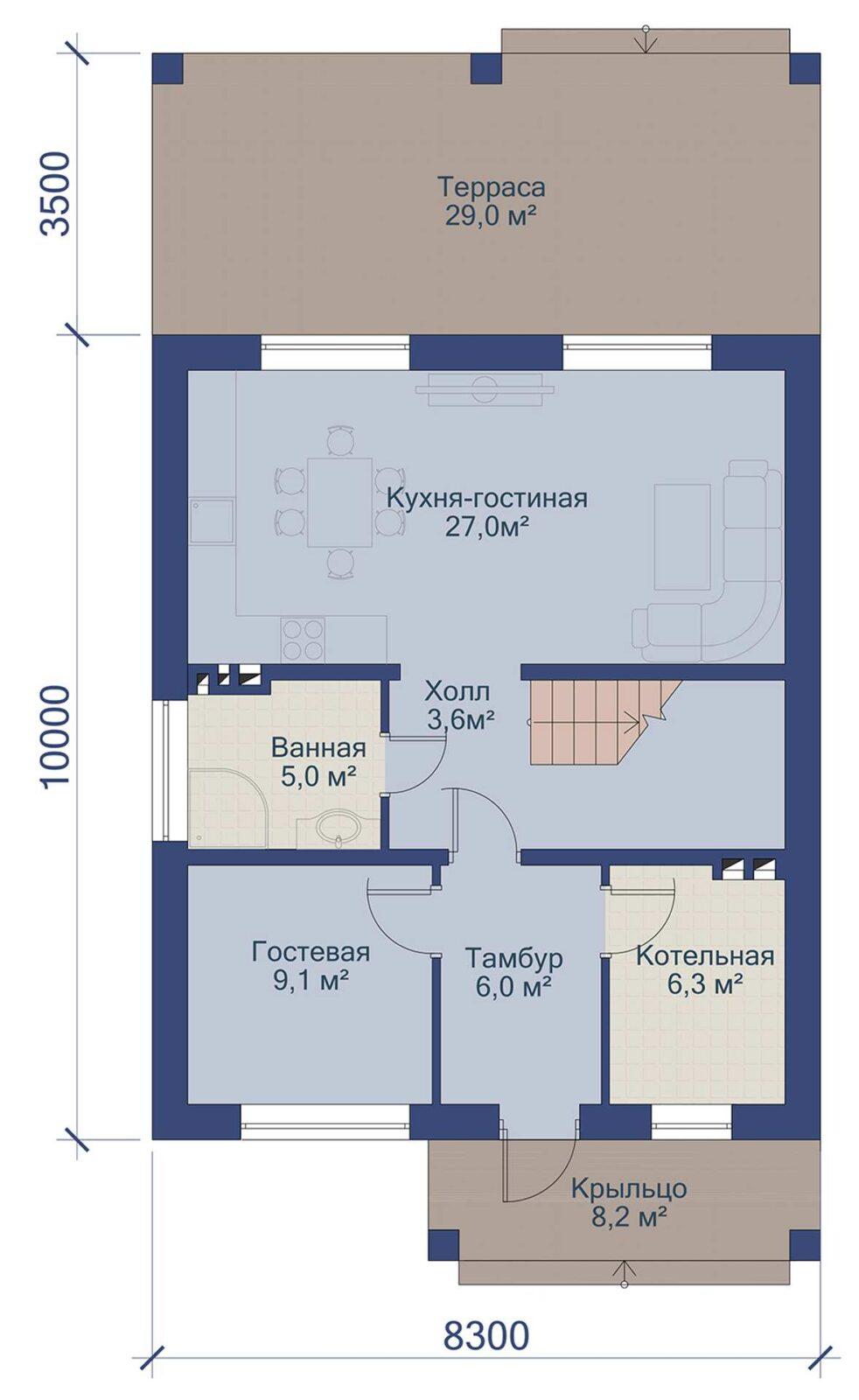 А136 схема 1 этажа